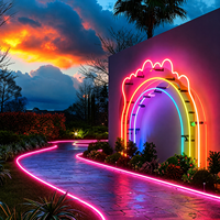 Letrero de Neón LED Acrílico Personalizado, Decoración de Pared para Sala de Juegos, Dormitorio, Logotipo Impermeable para Interiores y Exteriores, Decoración para Cuarto de Niños o Hombre