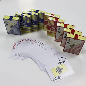 Pabrik kartu Poker Cina grosir kartu Poker bermain kasino promosi plastik TEXAS EM kartu bermain - Product Image 6