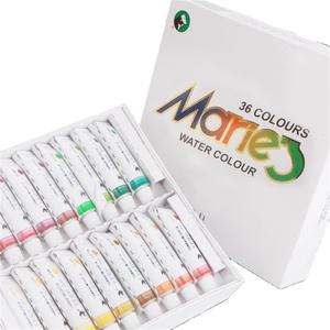 Maries – ensemble de peinture à l'<span class=keywords><strong>aquarelle</strong></span> 12/18/24 couleurs 12 ML, <span class=keywords><strong>aquarelle</strong></span> Non toxique pour les enfants étudiants en art - Product Image 1