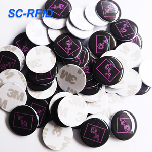 Nhà máy tùy chỉnh 25 mét Vòng PVC thẻ đồng xu với RFID Mini <span class=keywords><strong>NFC</strong></span> Tag đài phát thanh 13.56MHz 125Khz nhận dạng tần số thẻ - Product Image 6