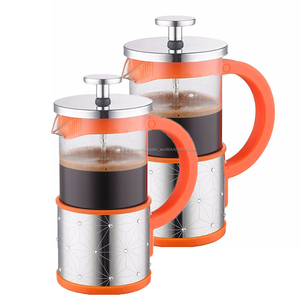 350ml luxe Français Presse Cafetière en plastique café piston avec <span class=keywords><strong>le</strong></span> Verre De Borosilicate d'affaires Français Presse cafetière - Product Image 3