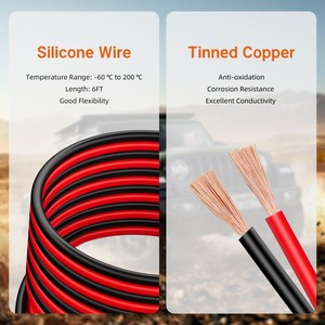 Câble de démarrage de voiture portable Yangtse CJY367 pour batterie 20V |   Adaptateur de serrage de secours sécurisé pour booster de batterie - Product Image 2