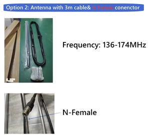 Antena Dipolar 1 2 4 VHF UHF, Antena de Matriz de 1 2 4 Bayas con Cable de Baja Pérdida - Product Image 5