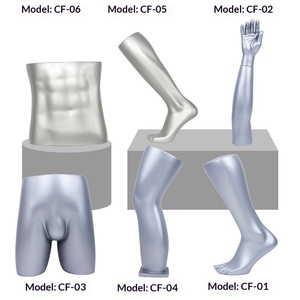Mannequins <span class=keywords><strong>en</strong></span> PRV pour l'affichage d'équipements de protection médicale : Modèles pour protections de genoux, hanches, pieds et <span class=keywords><strong>bras</strong></span> pour hommes - Product Image 1