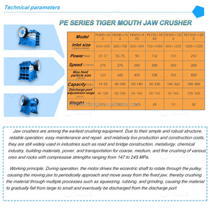 Pe600x900 <span class=keywords><strong>Tiger</strong></span> Miệng Đôi Chuyển Đổi Máy Nghiền Hàm Hoàn Chỉnh Mỏ Đá Máy Nghiền - Product Image 2