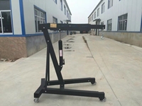 Facile à utiliser, portable, pliable, 2 tonnes, cric hydraulique, moteur, grue, à vendre