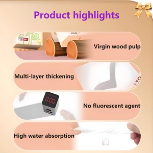 Hạ Môn Giá Thấp Hot Bán 4ply Trinh Gỗ Bột Giấy Treo Mặt Mô Giấy Khăn Ăn Bán Buôn Hộp Mềm Phong Cách Cho Nhà Công Ty Sử Dụng - Product Image 5