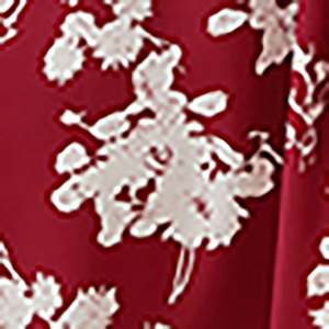 للنساء الصيف أحدث تصميم ملابس كبيرة الحجم عميق V طباعة الأزهار Midi أكمام فراشة شيفون مقاس كبير - Product Image 6