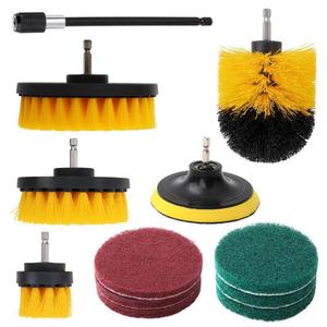 Juego de cepillos para taladro eléctrico multifuncional, cepillo de disco con cerdas de nailon para limpieza, pulido y lijado de hogar, cocina y baño - Product Image 1