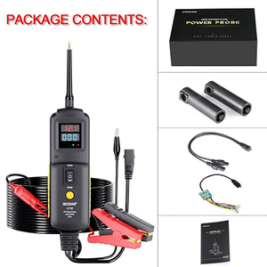 Car Diagnostic DC 6-40V Vehicles Electrical System Diagnosis/ Fuel Injector Cleaning and <strong>Testing</strong> GODIAG GT101 PIRT Power Probe - Product Image 2