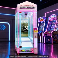 LECHUANG Borne d'arcade à monnayeur avec distributeur de capsules et joystick, pour centre commercial et centre de loisirs