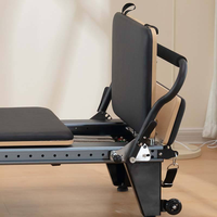 Ensemble de Reformer Pilates en Aluminium pour la Maison, avec Rail Complet en Alliage d'Aluminium Massif, pour le Yoga