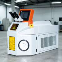 Soudeuse laser YAG 200W pour bijoux, petite machine de soudage laser de bureau pour métaux précieux