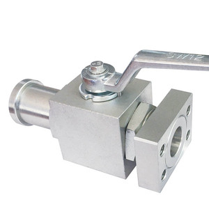 Válvula de Bola Hidráulica de Acero Inoxidable de 2 Vías PN210 PN420 KHSE con Brida, Venta al por Mayor - Product Image 4