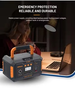 Nhỏ giá rẻ chu kỳ sâu Lithium Ion đa chức năng xe ngoài trời cắm trại khẩn cấp ngân hàng điện có thể sạc lại năng lượng mặt trời Máy phát điện - Product Image 3