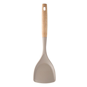 Spatule à fentes en silicone de qualité alimentaire pour la cuisson du poisson, ustensile de cuisine, spatule à œufs en silicone - Product Image 2