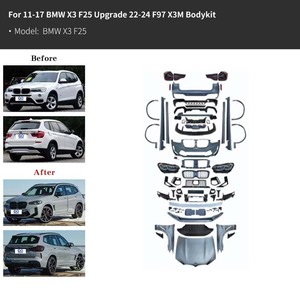 Kit Carrozzeria per Restyling Auto <span class=keywords><strong>BMW</strong></span> <span class=keywords><strong>X3</strong></span> F25 11-17, Aggiornamento a G01 G08 20-22, F97 22-24, <span class=keywords><strong>X3</strong></span> X3M 2023, Paraurti e Griglia - Product Image 1