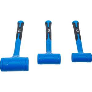 BGS Dead Blow Hammer Set Cabeza blanda Ø 47 / 55 / 65 mm 450 / 765/1275 G 3 uds. - Product Image 3