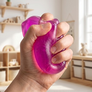 Petites boîtes mystères de jouets anti-stress en EVA, nouveaux modèles mignons en forme de boulettes avec visage souriant, pour enfants de 5 à 7 ans - Product Image 3