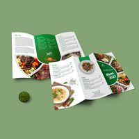 A5 Service d'impression offset de papier et de carton pour la conception numérique de dépliants Dépliants Dépliants Brochures Étiquettes volantes Dépliants d'imprimante