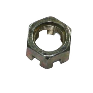 Tuercas hexagonales ranuradas galvanizadas DIN935 GB6178 M10 A2-70, tuercas hexagonales con crestas - Product Image 5