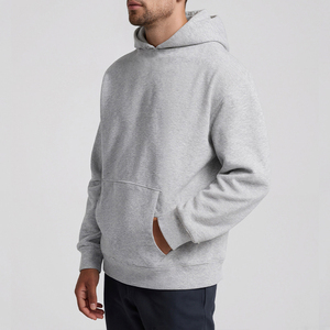 High Quality Custom Logo <b>Pullover</b> <b>Men's</b> Hoodie 100 Cotton French Terry Blank Oversized <b>Men</b> Hoodie - Product Image 1