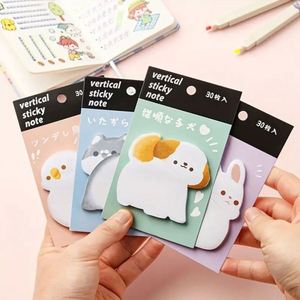 Animal Series <b>Memo</b> <b>Pads</b> Cute Shaped Sticky Notes High Adhesion for Leaving Messages Essential Stationery for Students for - Product Image 4