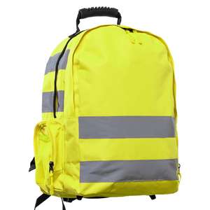 <b>Yellow</b> Outdoor Working <b>Rucksack</b> Oxford Women RPET Bagpack Cycling Safety Hi-Vis BackPack Student School Laptop Bag Backpacks - Product Image 1