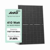 Panel Surya Neo N-type PERC BIPV 400-420W All Black Mono PV Modul Sistem Rumah Harga Grosir