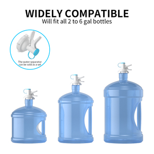 Support pour <span class=keywords><strong>bouteille</strong></span> d'eau de 5 gallons pour la maison, la cuisine, le bureau, le comptoir, en métal, en fil métallique - Product Image 5