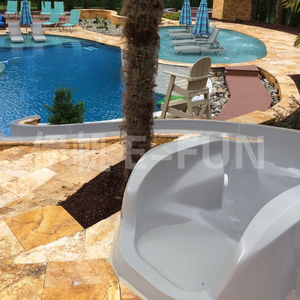 Scivoli d'acqua professionali per <span class=keywords><strong>piscine</strong></span> Private utilizzati scivoli d'acqua commerciali - Product Image 3