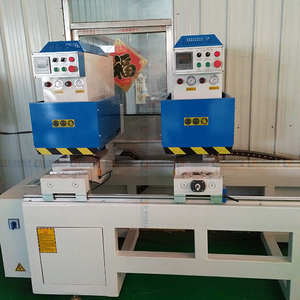 Machine à souder en aluminium à quatre têtes E-WORLD, haute précision, contrôle PLC, 380V, pour la fabrication de fenêtres et de portes - Product Image 3