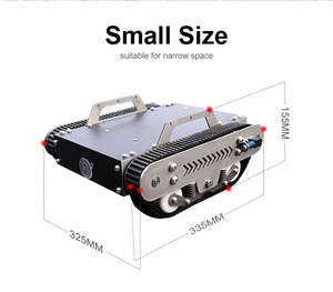 Robot di controllo remoto per tutti i terreni Robot di sorveglianza di sicurezza pattugliatore con telecamera veicoli elettrici - Product Image 2