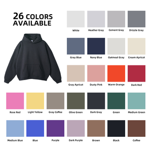 26 Colors Heavyweight High-quality <strong>Hoodies</strong> Thick Fleece Solid Blank Custom Logo Unisex Clothing <strong>Hoodies</strong> 350G <strong>for</strong> Man and <strong>Woman</strong> - Product Image 5