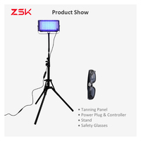 ZSK Machine de bronzage professionnelle pour spa, solarium vertical, machine de bronzage corporel complet, machine de bain de soleil par pulvérisation