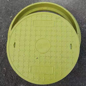 FRP 복합 수지 맨홀 커버 원형 및 사각형 원형 야외 배수 커버 - Product Image 5