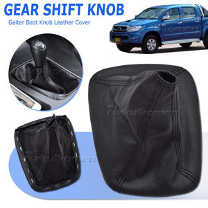 Funda Protectora para Palanca de Cambios de Cuero Automática para Toyota Hilux <span class=keywords><strong>Vigo</strong></span> 2005-2015, Funda para Palanca de Cambios 4WD - Product Image 6