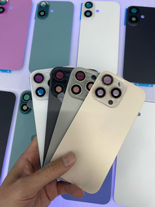 Objectif d'appareil photo et anneau magnétique pré-assemblés de remplacement pour iPhone 14, 14 Plus, 16 Pro, 15 Pro, 15 Pro Max – Verre arrière à grand trou, pas cher - Product Image 6