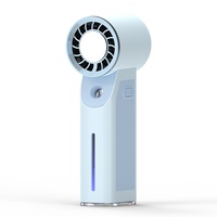Ventilateur de bureau pliable mini portable rechargeable USB Type-C pour l'Amérique latine, les stands et les dortoirs
