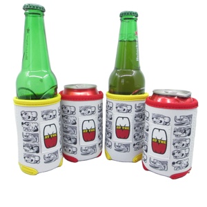 RYO Custom 12oz Neoprene Sports Beer Coolies with Digital Printing Collapsible Can <b>Cooler</b> for Holidays - Product Image 5