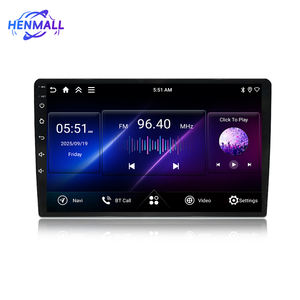 Reproductor Multimedia Henmall Universal 2 Din de 9 Pulgadas <span class=keywords><strong>con</strong></span> <span class=keywords><strong>Pantalla</strong></span> Táctil IPS, Navegación GPS, Android, Reproductor de DVD para Auto, Estéreo para Auto, Radio para Auto - Product Image 1
