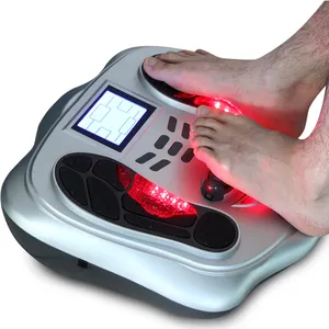 Shiatsu Foot Massager Machine Infrared Physiotherapy Foot Massager with Ems Color Box Electric Foot Massage Machine ABS DC 5V