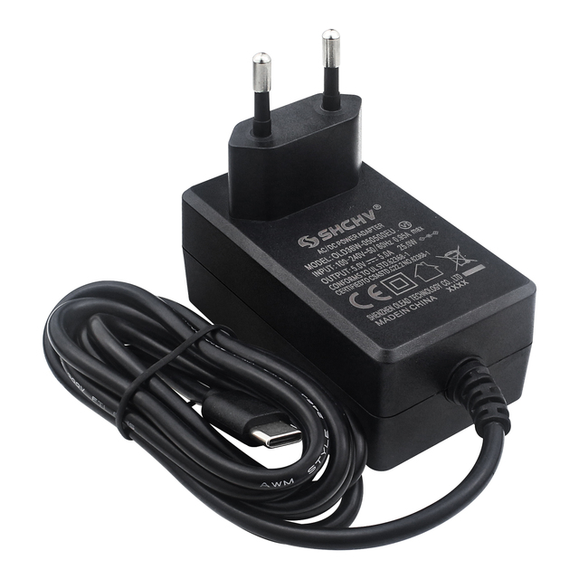 Orange Pi Power Adapter 5V 5A Type-C Port EU/UK/US Plug 25W Power Supply for Orange Pi 5 Pro/max/Ultra/4A/RV2/CM5