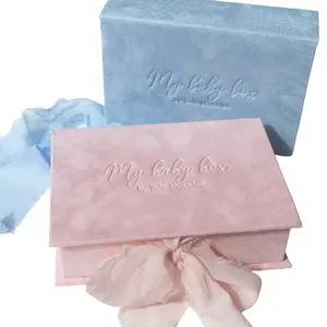 Luxury customized cardboard candy return gift packaging bridesmaid wedding favor box