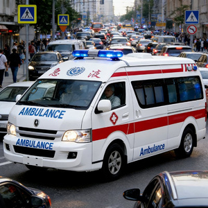 Ambulancia de Monitoreo de Cuidados Críticos JBC, Rescate de Emergencia, Traslado de Pacientes Críticos, Primeros Auxilios en Sitio, Vehículo de Transporte Médico - Product Image 1