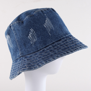 Tùy Chỉnh Mùa Hè Bảo Vệ Phụ Nữ Người Đàn Ông Denim Xô Hat - Product Image 2