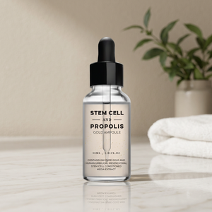 Premium STEM CELL Peptides & Propolis Gold Ampoule Anti-Wrinkle Anti-Aging Whitening Niacinamide Collagen <b>Face</b> <b>Serum</b> - Product Image 2