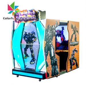Máquina de Juego Arcade de Disparos con Temática de Transformers para Parques de Diversiones, Simulador de Disparos con Dos Pistolas y Pantalla HD, Máquina Operada con Monedas - Product Image 1
