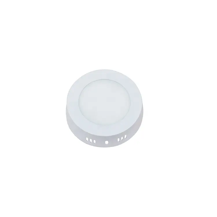 2 년 보증 슈퍼 품질 ip 65 알루미늄 프레임 표면 장착 recessed 라운드 6w led 패널 빛