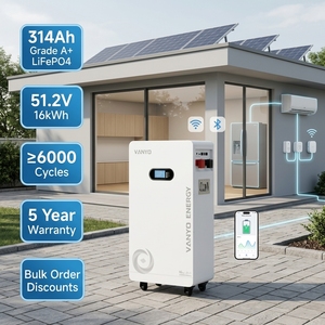 Batería de Litio VANYO de 15kwh/16kwh, 51.2v, 314ah, para Sistemas Solares, Almacenamiento de Energía Solar de 300ah - Product Image 3